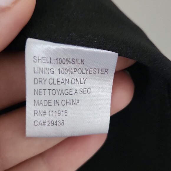 YUMI KIM | 100%  silk Soho mixer faux dress floral black pink sz S - Picture 7 of 7